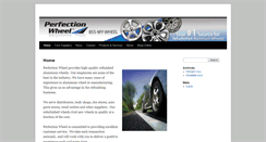 Desktop Screenshot of perfectionwheel.com