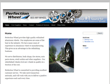 Tablet Screenshot of perfectionwheel.com